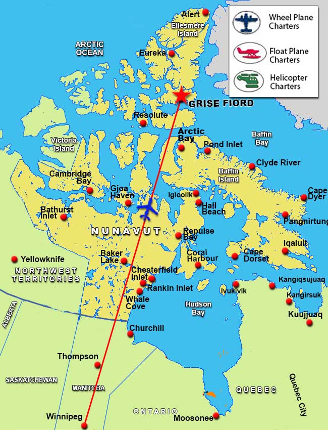 Grise Fiord Charter Flights 3 Competitive Quotes